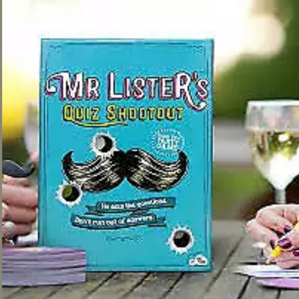 Mr. Lister’s Quiz Shootout Drinking party game